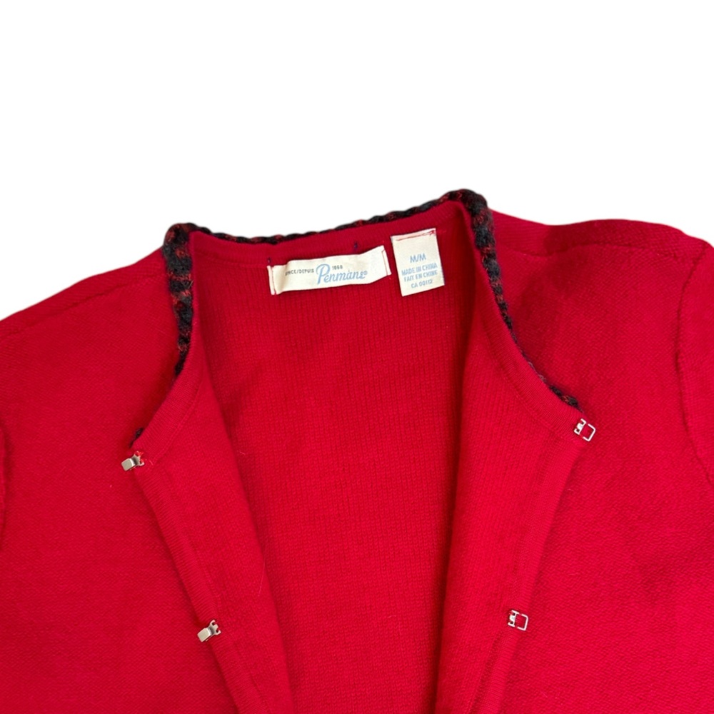 Wool Cardigan with Looped Detail - Picture 3 of 6